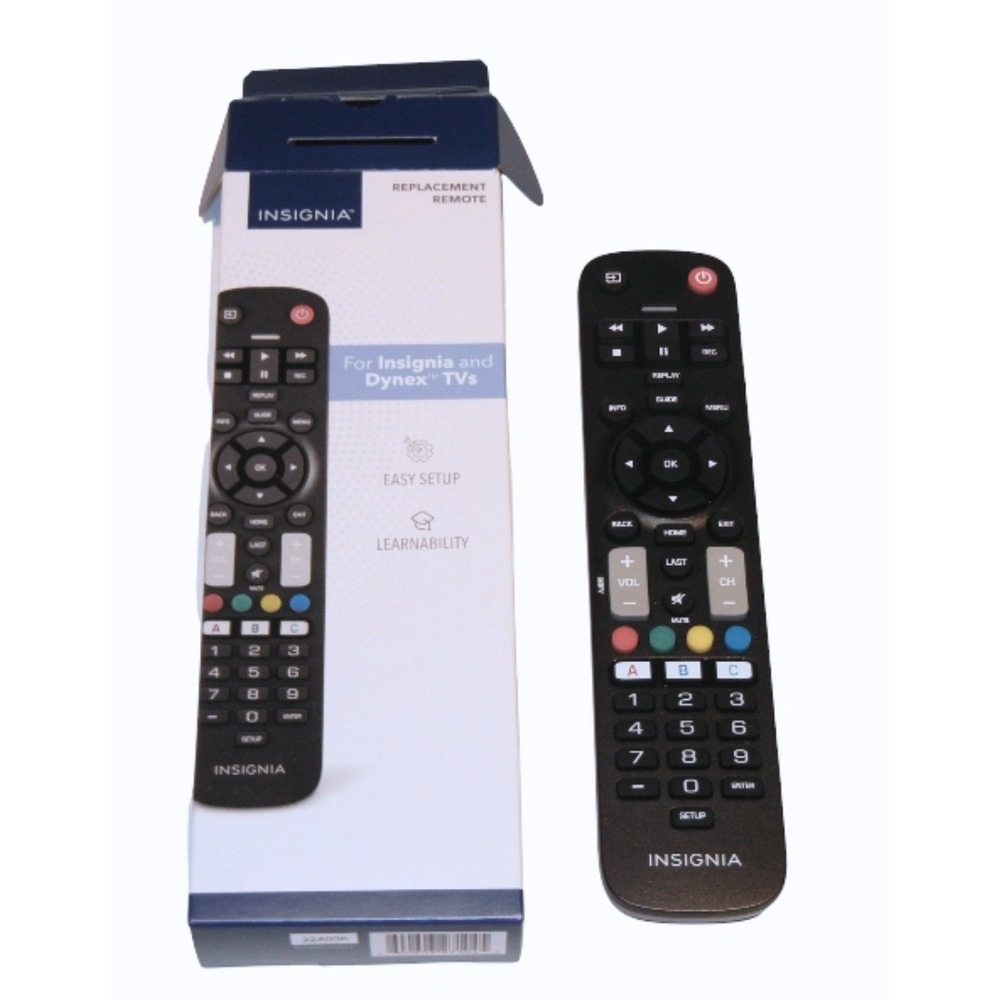 Insignia Dynex TV Replacement Remote Control NS RMTEXB21 Easy Setup Learnability